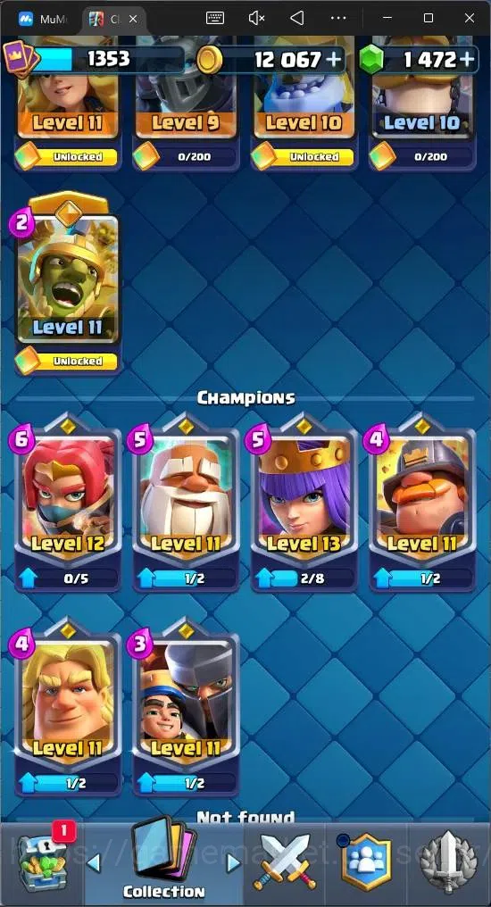 Clash Royale Accounts Mobile | KTL 14 |Trophy 9682|1 L15 Card (Royal Hog image 9