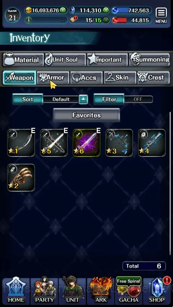 Last Cloudia Accounts GLOBAL|Rank 21|114k Crystal|Top Tier Units (Telest image 14