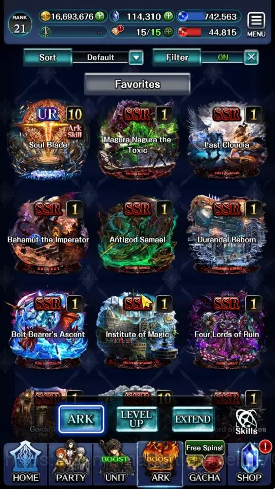 Last Cloudia Accounts GLOBAL|Rank 21|114k Crystal|Top Tier Units (Telest image 4