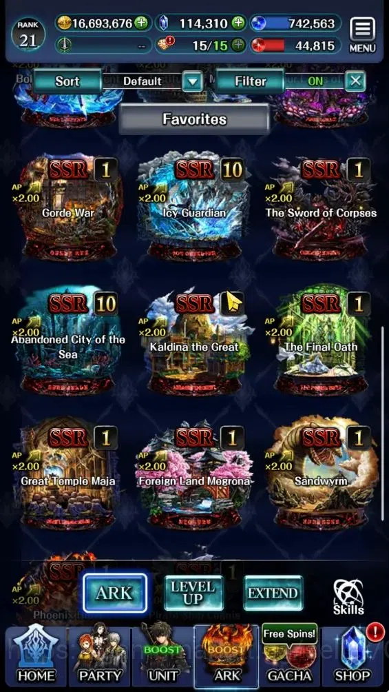 Last Cloudia Accounts GLOBAL|Rank 21|114k Crystal|Top Tier Units (Telest image 5