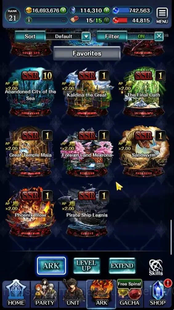 Last Cloudia Accounts GLOBAL|Rank 21|114k Crystal|Top Tier Units (Telest image 6