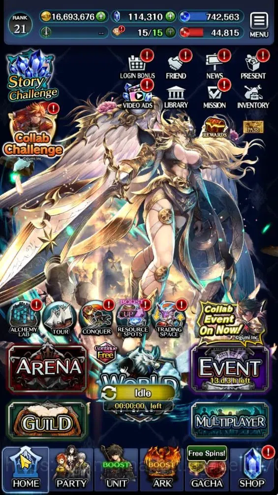 Last Cloudia Accounts GLOBAL|Rank 21|114k Crystal|Top Tier Units (Telest image 8