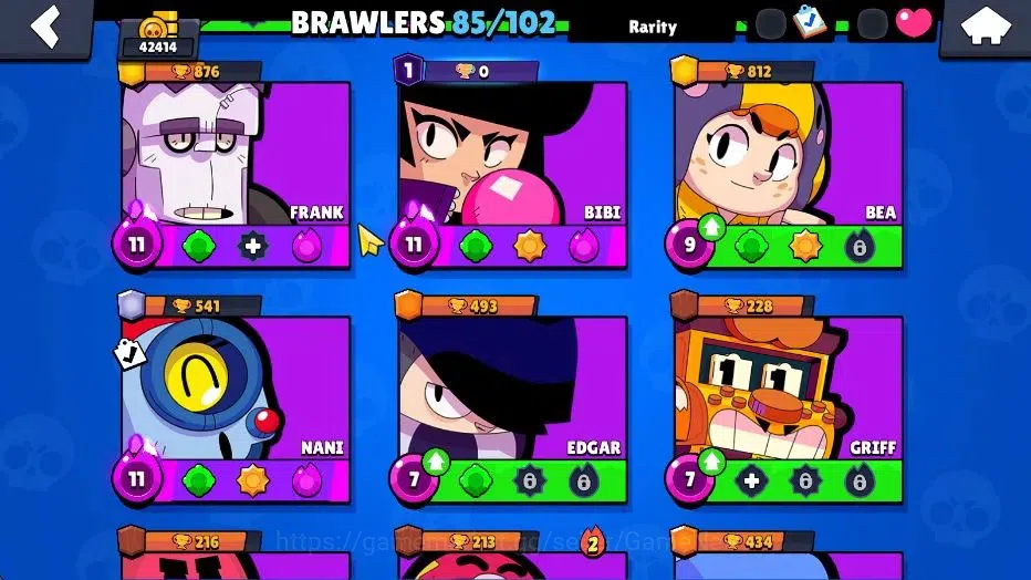 Brawl Stars Accounts 42414 Trophy|85 Brawlers 22 Max Lvl|UL Kaze|258 Skins|5 hypch Skin 6 Legend 4 Myth 41 Epic|40K Bling 13