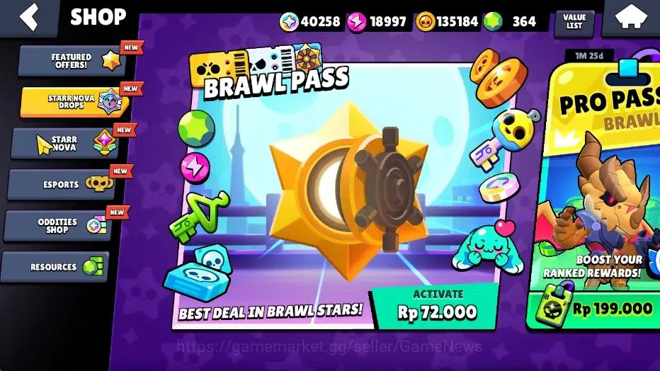 Brawl Stars Accounts 42414 Trophy|85 Brawlers 22 Max Lvl|UL Kaze|258 Skins|5 hypch Skin 6 Legend 4 Myth 41 Epic|40K Bling 8