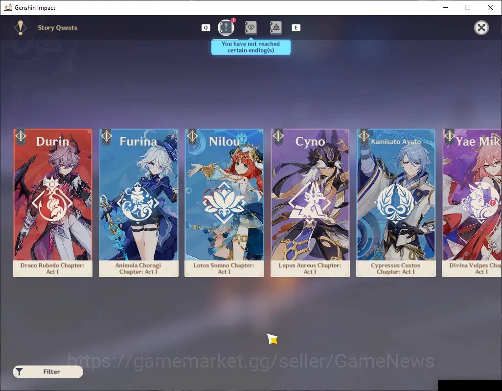 Genshin Impact Accounts Others ASIA|AR 56|5 Limited 2(*5Weapon)|(Neuvillette C1)Sign,Kaedehara Kazuha,Xiao,Hu 18