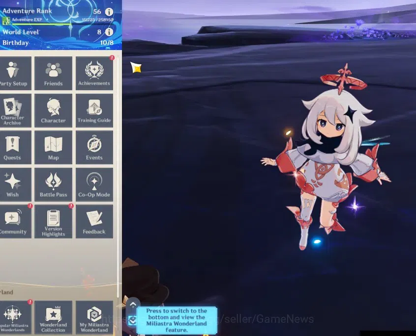 Genshin Impact Accounts Others ASIA|AR 56|5 Limited 2(*5Weapon)|(Neuvillette C1)Sign,Kaedehara Kazuha,Xiao,Hu 2
