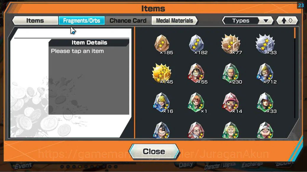 One Piece Bounty Rush Accounts Starter Global|2EX|FilmZ Zephyr,Blackbeard Pirates Kuzan,|Rank11|LogBandai|CheckSS(OPBR1773) 11