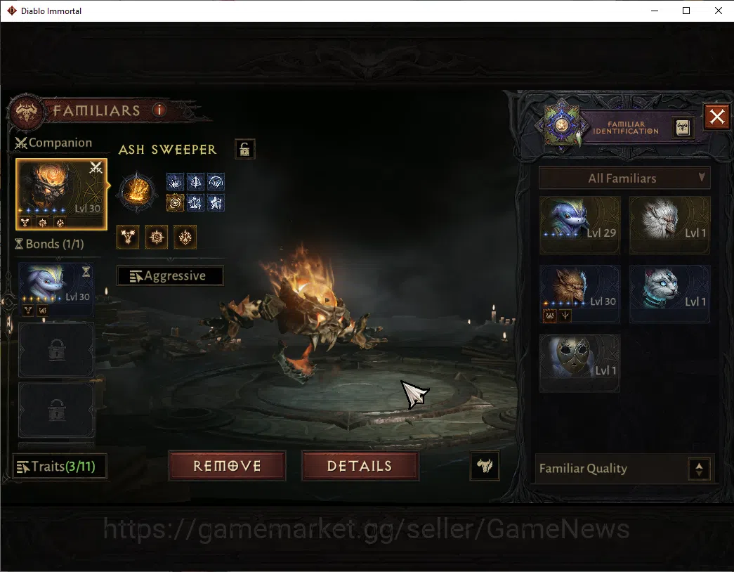 Diablo Immortal Accounts SA - Malah|CS ON|Lv60(516)|Necromancer|CR 33k|Reso image 12