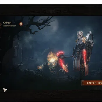 Diablo Immortal Mid-Tier SA - Malah|CS ON|Lv60(516)|Necromancer|CR 33k|Reso image 1