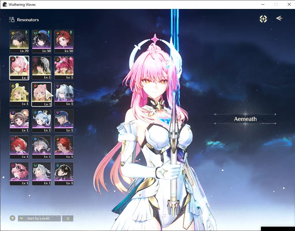 Wuthering Waves Accounts Mid-Game NA|UL 47|3 Limited| Aemeath+Sign,Chisa+Sign,Lupa+Sign | DB Lv30 | MC Female |Log 2