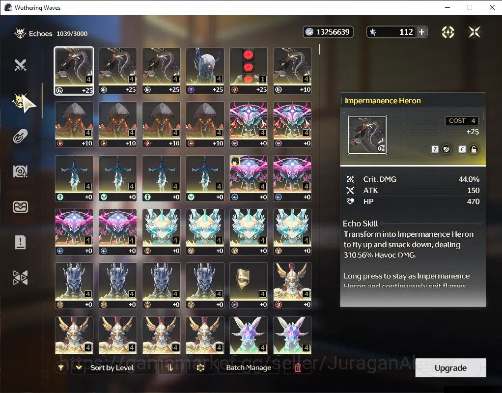 Wuthering Waves Accounts Mid-Game NA|UL 47|3 Limited| Aemeath+Sign,Chisa+Sign,Lupa+Sign | DB Lv30 | MC Female |Log 5
