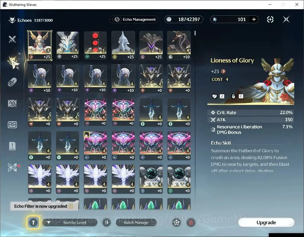 Wuthering Waves Accounts Starter EU|UL 49|6 Limited|(Lynae,Changli,Luuk 5