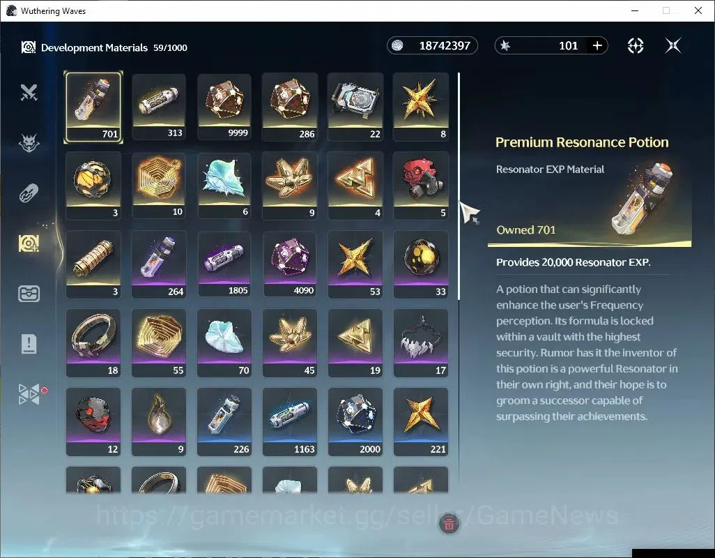 Wuthering Waves Accounts Starter EU|UL 49|6 Limited|(Lynae,Changli,Luuk 6