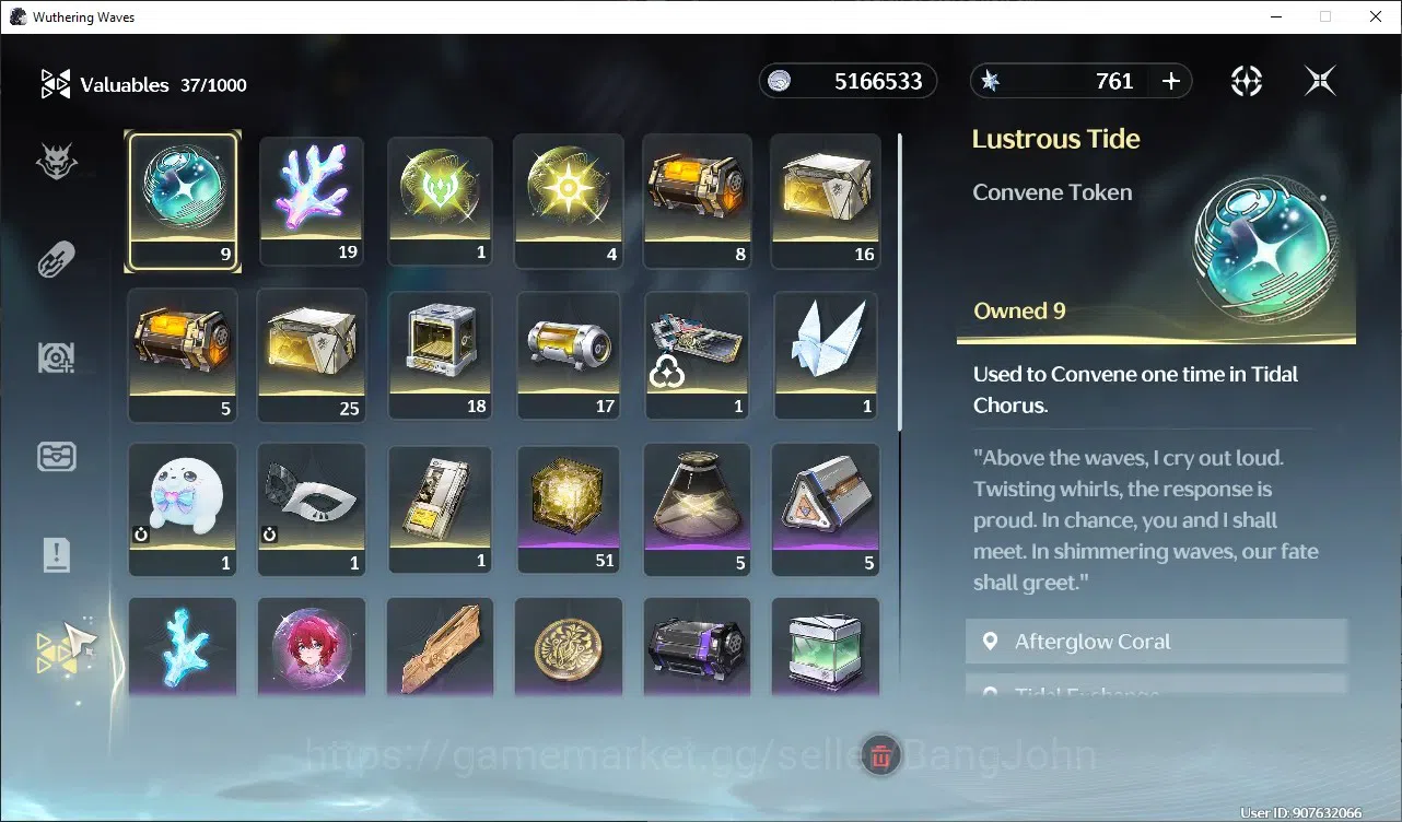 Wuthering Waves Accounts SEA|UL 41 | Mid-Game | Hiyuki L70 + Emerald of Gen image 7