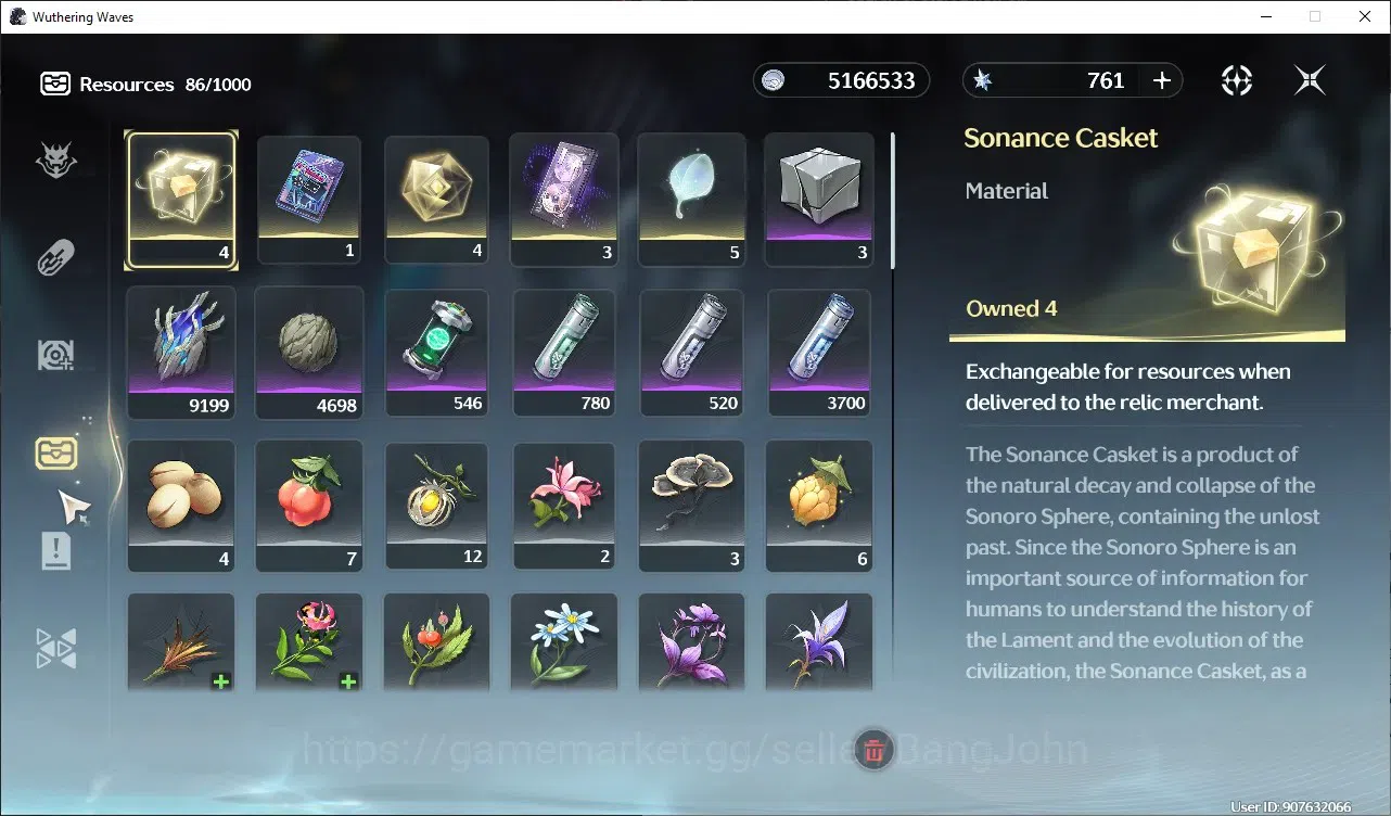 Wuthering Waves Accounts SEA|UL 41 | Mid-Game | Hiyuki L70 + Emerald of Gen image 9