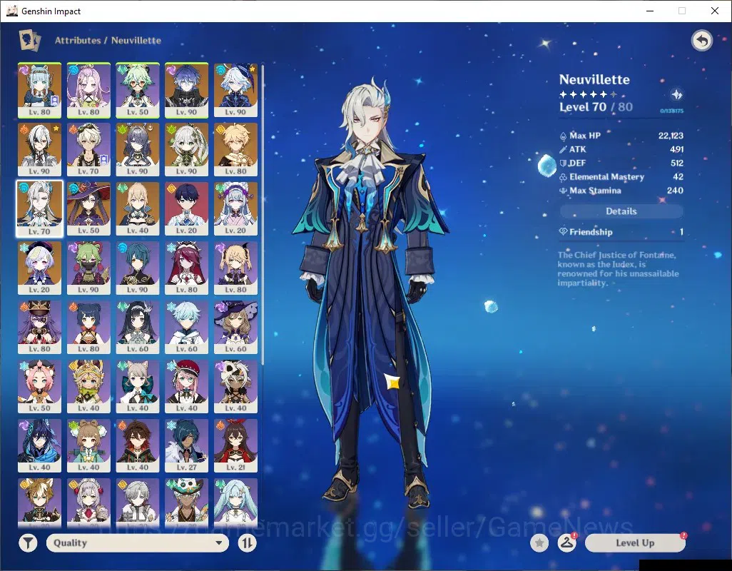 Genshin Impact Accounts ASIA|AR 57|7 Limited + 5 (*5Weap)|[Flins,Arle]+Sig image 9
