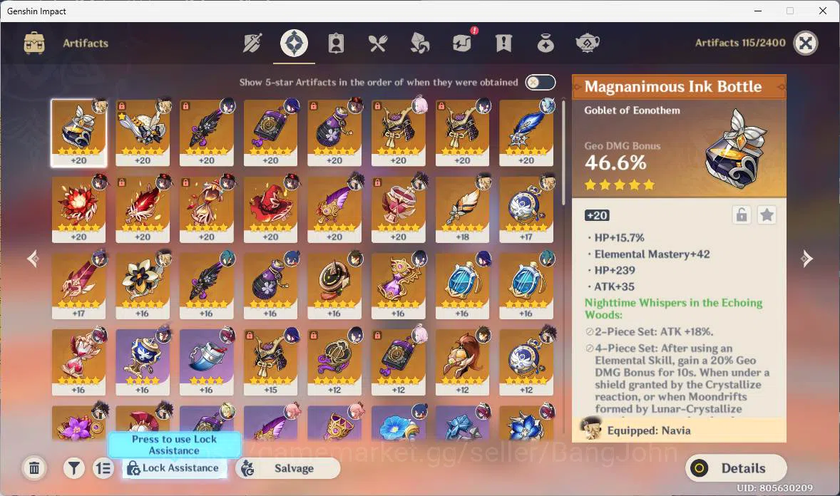 Genshin Impact Accounts Others ASIA | AR 55| raiden, Zhongli, Yelan, eula, Navia, zibai, hutao, cyno ETC. good ACC more 10