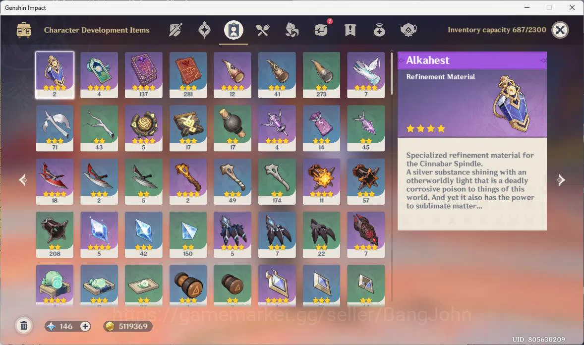 Genshin Impact Accounts Others ASIA | AR 55| raiden, Zhongli, Yelan, eula, Navia, zibai, hutao, cyno ETC. good ACC more 11