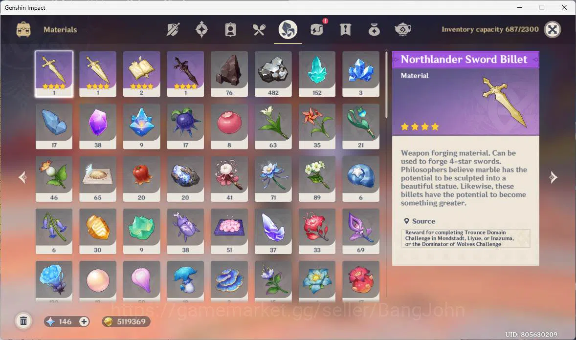 Genshin Impact Accounts Others ASIA | AR 55| raiden, Zhongli, Yelan, eula, Navia, zibai, hutao, cyno ETC. good ACC more 13