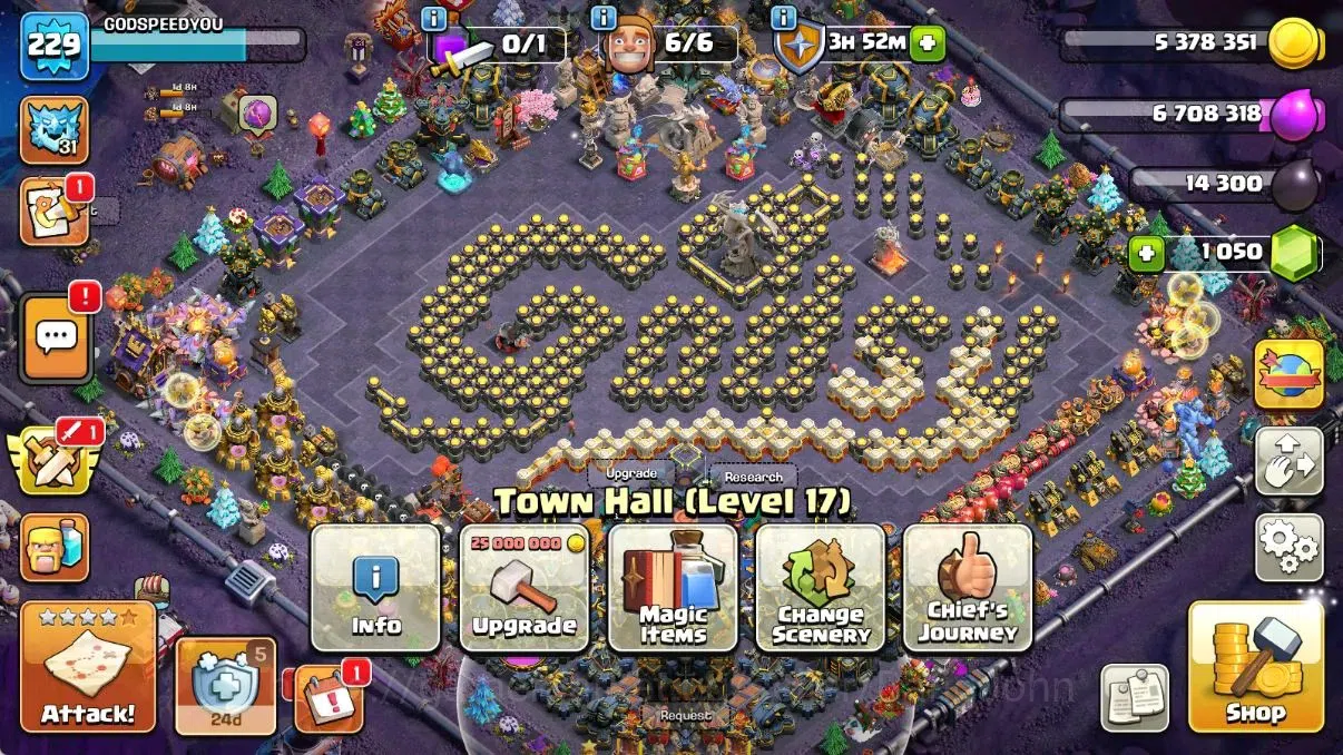 Clash of Clans Accounts Global | TH 17-BH 10|8 Skins|LVL 229|HH 11|BK 79,A image 2