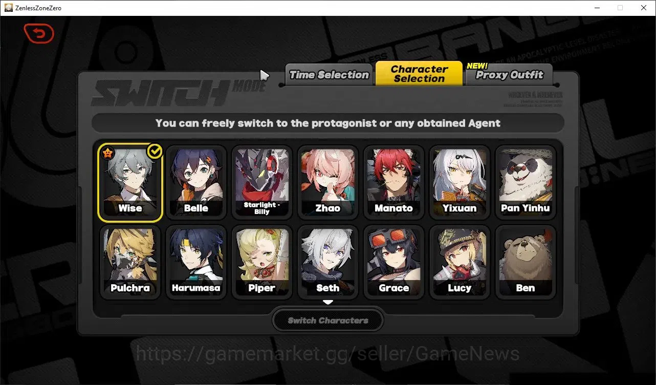 Zenless Zone Zero Accounts Starter ASIA|IK 32|5 Limited (S Billy,Pyrois M2)+Sign Yixuan,Zhao,Harumasa|1 Sign W Engine 13