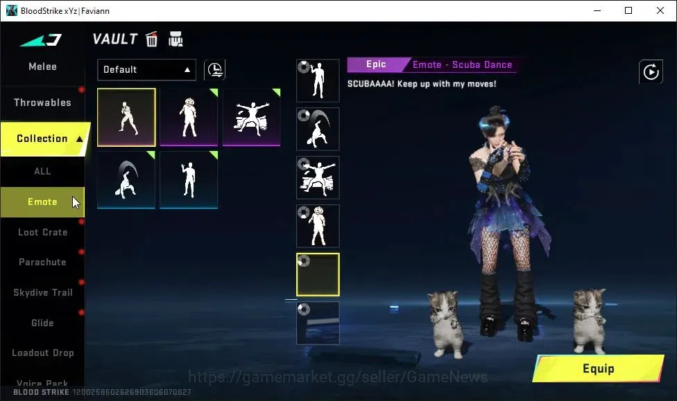 Blood Strike Accounts ASIA|6 ULTRA[RAN-MAIDEN OF NIGHTFALL,NACHO,AUG Lv3 image 10