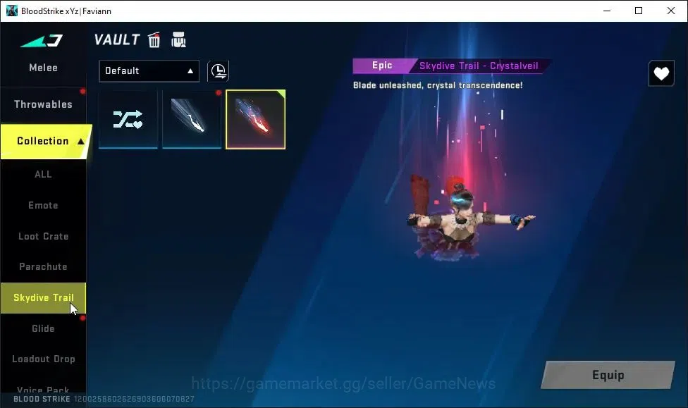 Blood Strike Accounts ASIA|6 ULTRA[RAN-MAIDEN OF NIGHTFALL,NACHO,AUG Lv3 image 13