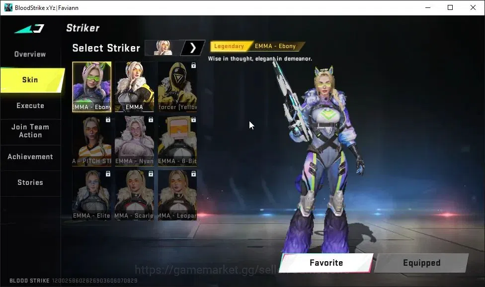 Blood Strike Accounts ASIA|6 ULTRA[RAN-MAIDEN OF NIGHTFALL,NACHO,AUG Lv3 image 16