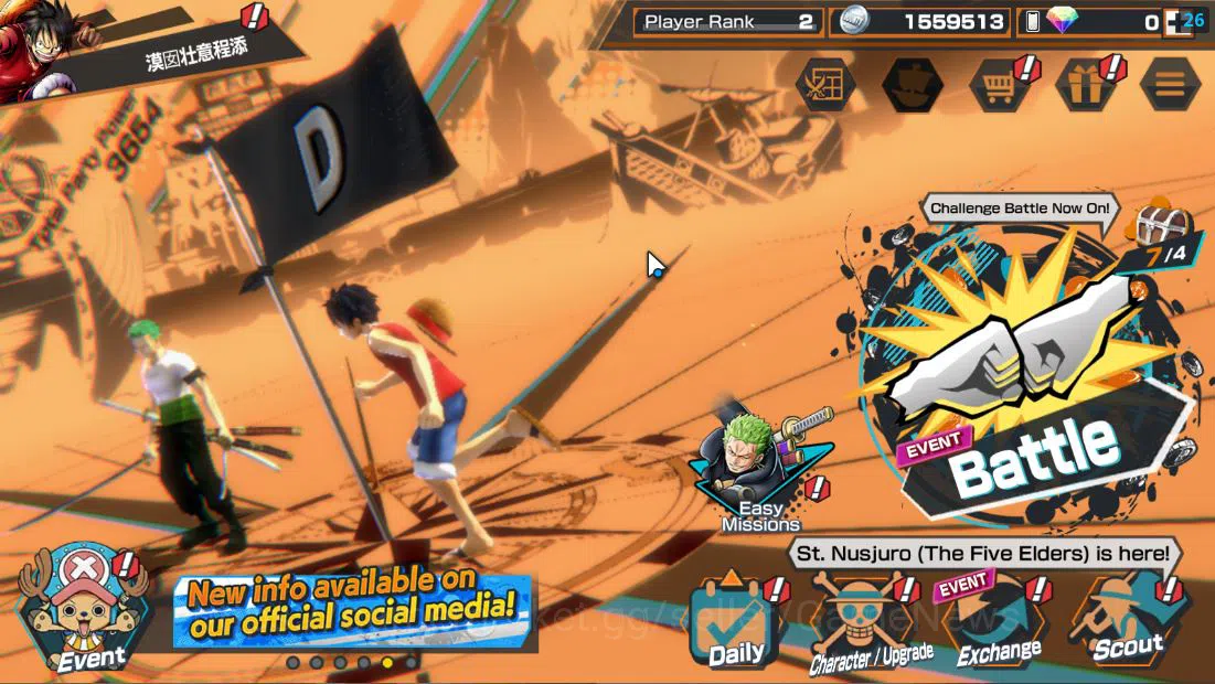 One Piece Bounty Rush Accounts Global|6 EX|T4E Marshall DTeach,T5E Saturn,BP Kuza image 8