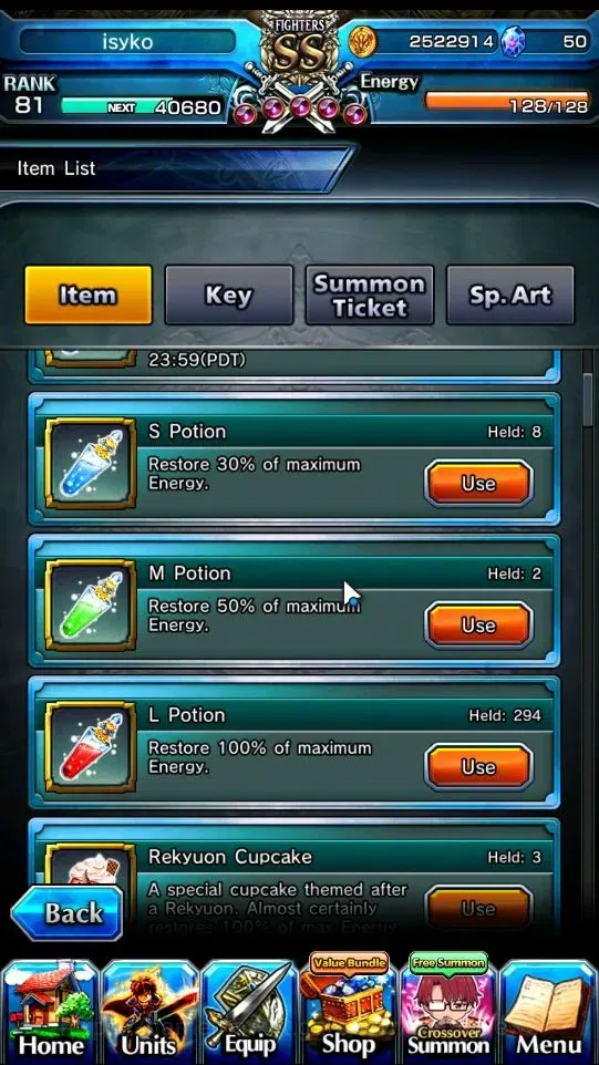 Grand Summoners Accounts End-Game Global|Rank 81|17 Ascend+10 TW|(H Inumuta,Sayaka Miki,Chloe,Madoka,S Chloe,Selia SW,RR 6