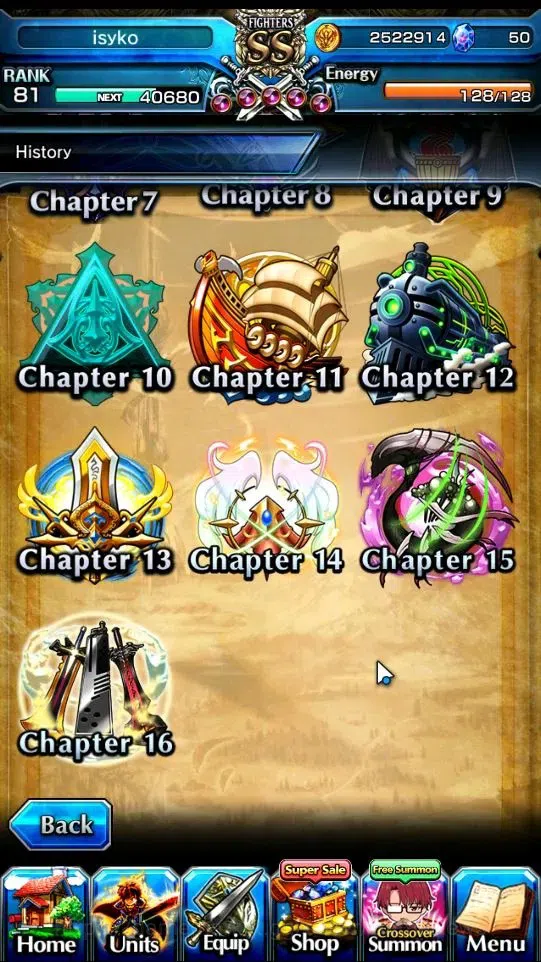 Grand Summoners Accounts End-Game Global|Rank 81|17 Ascend+10 TW|(H Inumuta,Sayaka Miki,Chloe,Madoka,S Chloe,Selia SW,RR 9