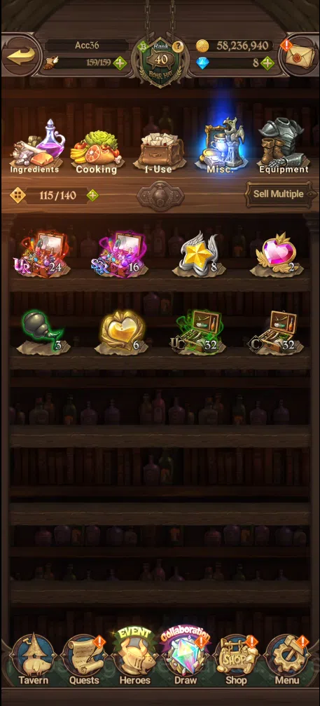 The Seven Deadly Sins: Grand Cross Accounts Others Global | 1,519M CC | 4 UR Merlin Esca | Arthur | Meliodas | Zeldris | LR 4