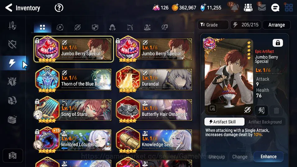 Epic Seven Accounts GLOBAL UnVerif|4 ML(F Cecilia,Har setti,LQ Charlot image 11
