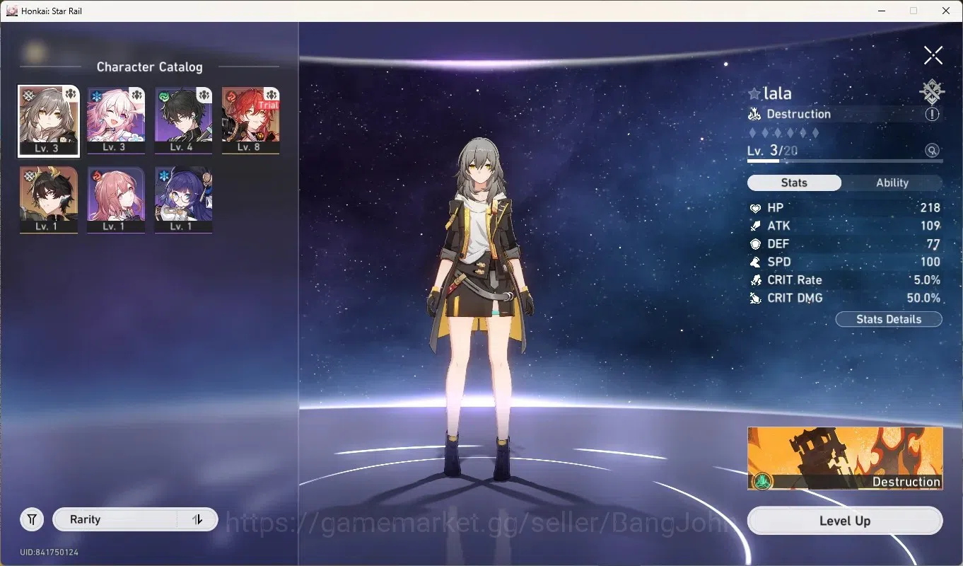 Honkai Star Rail Accounts ASIA|TL 4|Starter Account|1 Limited[ Dan Heng - Pr image 2