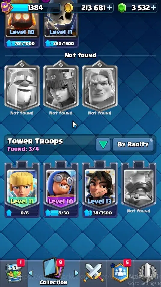 Clash Royale Accounts KTL 13|Trophy 7566|Card 118|Limited Skin|2 Hero 9  image 13