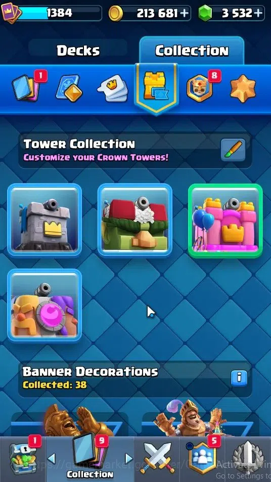 Clash Royale Accounts KTL 13|Trophy 7566|Card 118|Limited Skin|2 Hero 9  image 18