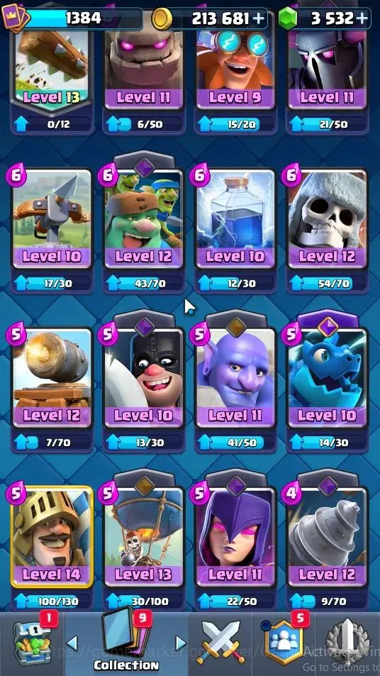 Clash Royale Accounts KTL 13|Trophy 7566|Card 118|Limited Skin|2 Hero 9  image 7
