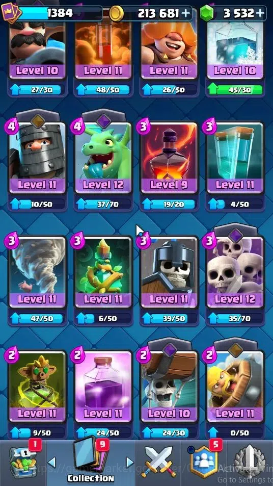 Clash Royale Accounts KTL 13|Trophy 7566|Card 118|Limited Skin|2 Hero 9  image 8