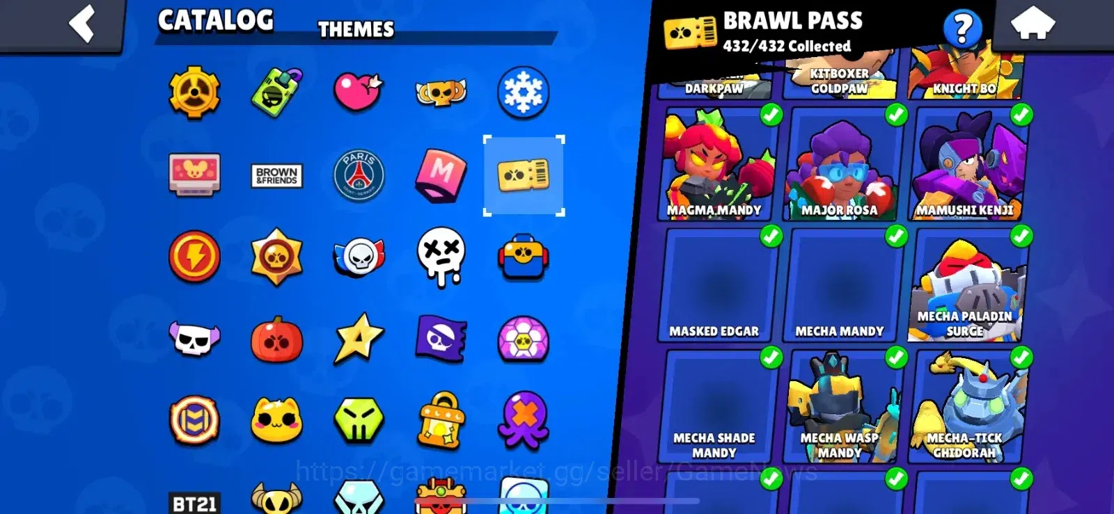 Brawl Stars Accounts Lvl 237|87063 Trophy|100 Brawlers|432 Skins brawl  image 14