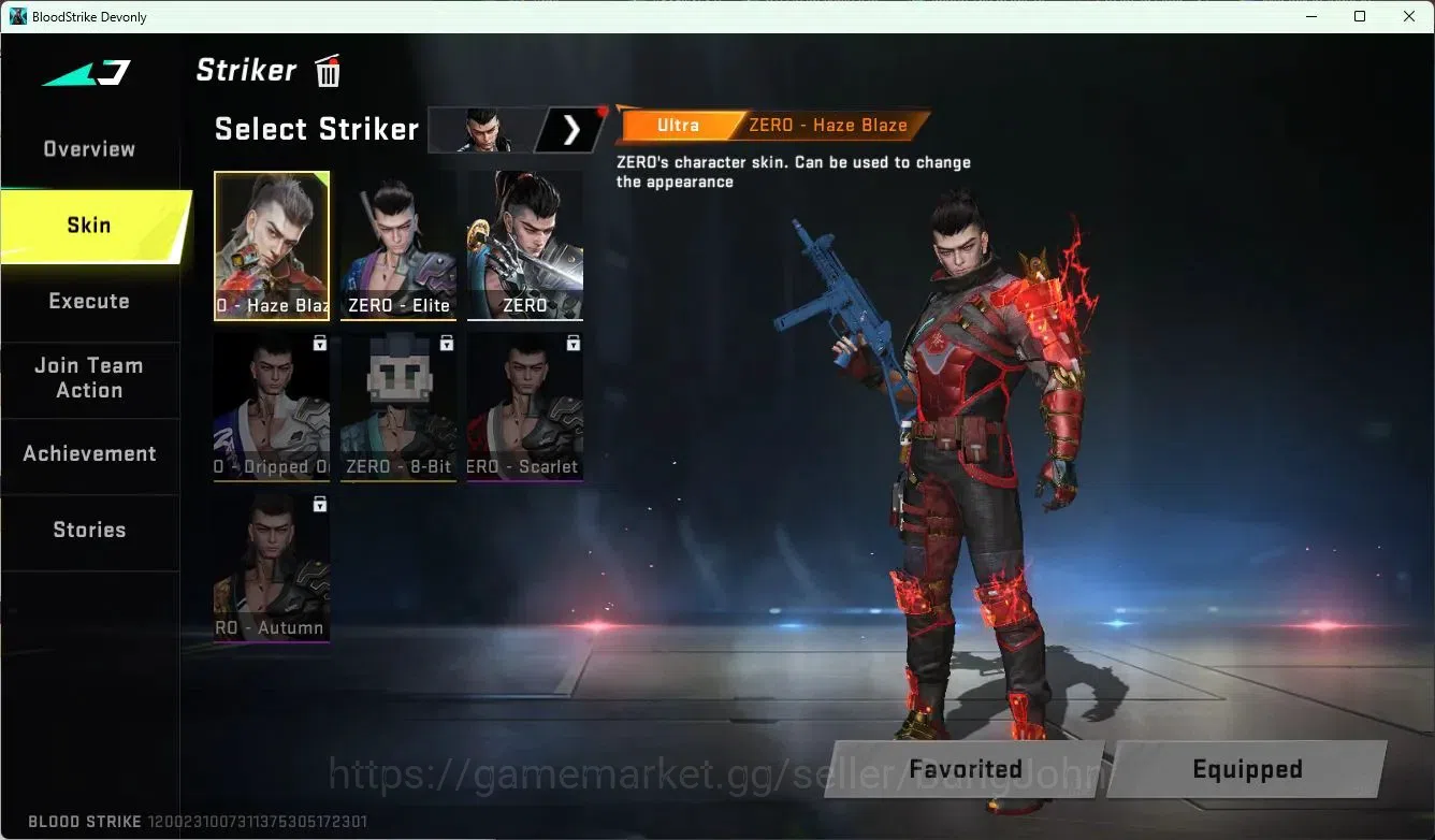 Blood Strike Accounts ASIA | EVA KATYA, TR VOLT | 2 EVA GUNS | 2 LMT GUN image 2