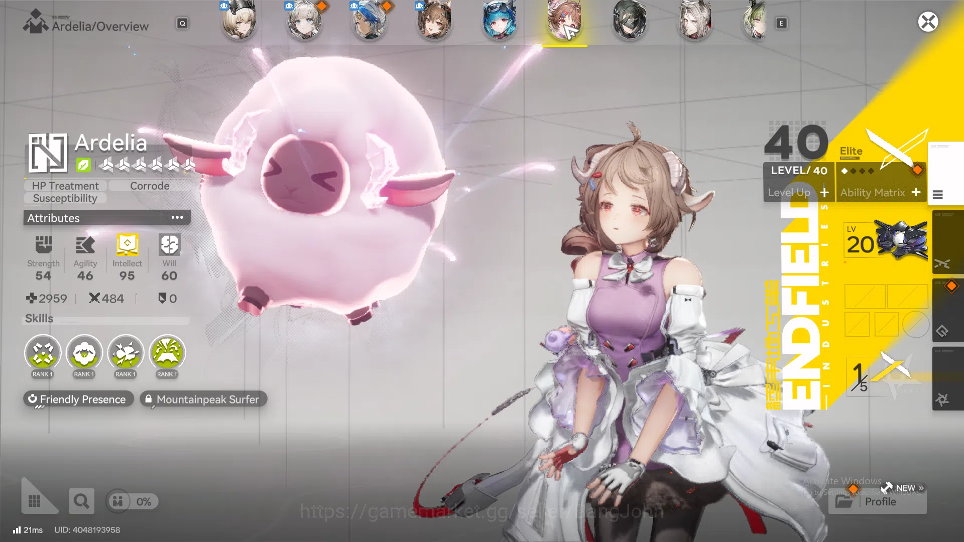 Arknights: Endfield Accounts ASIA | Starter fresh gilberta, Ardelia, Pogra, Las image 3