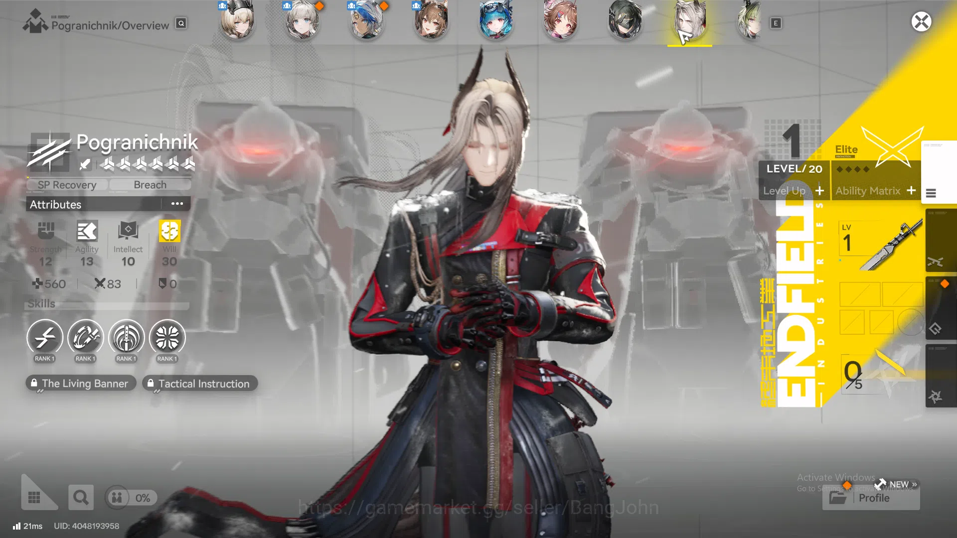 Arknights: Endfield Accounts ASIA | Starter fresh gilberta, Ardelia, Pogra, Las image 4