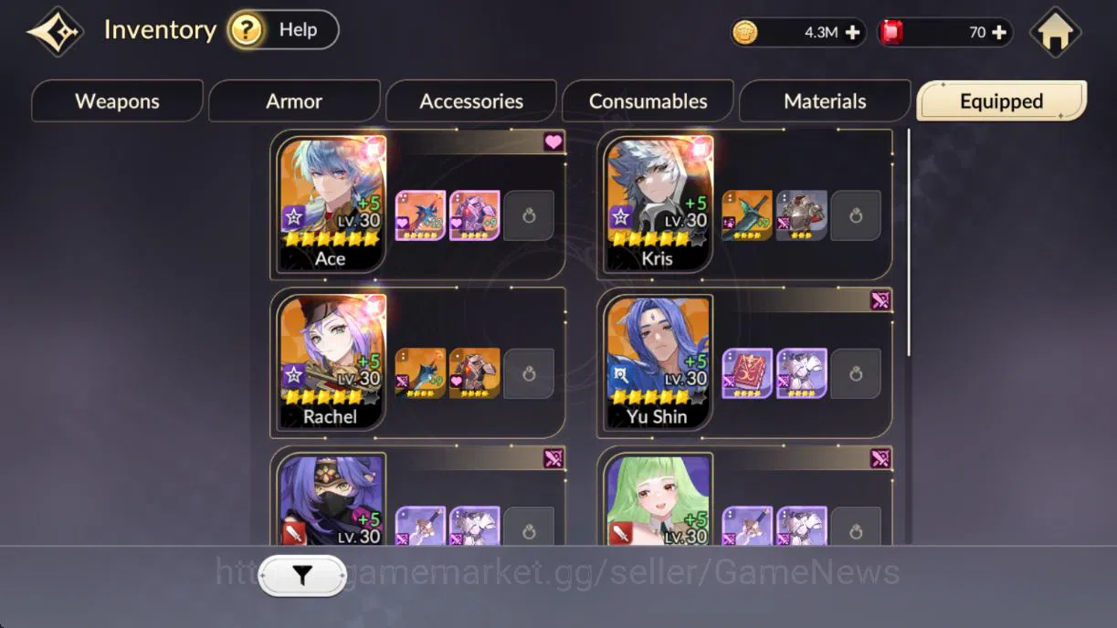 Seven Knights Re:Birth Accounts [Re:BIRTH]Global300xx|5 Legend,3 SPECIAL|Ace,Kris, image 4