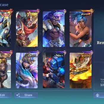Mobile Legends: Bang Bang Accounts Collector Global|Skin 291|Renowned II|Legend Saber,KOF Karina,Collector Natalia,STAR