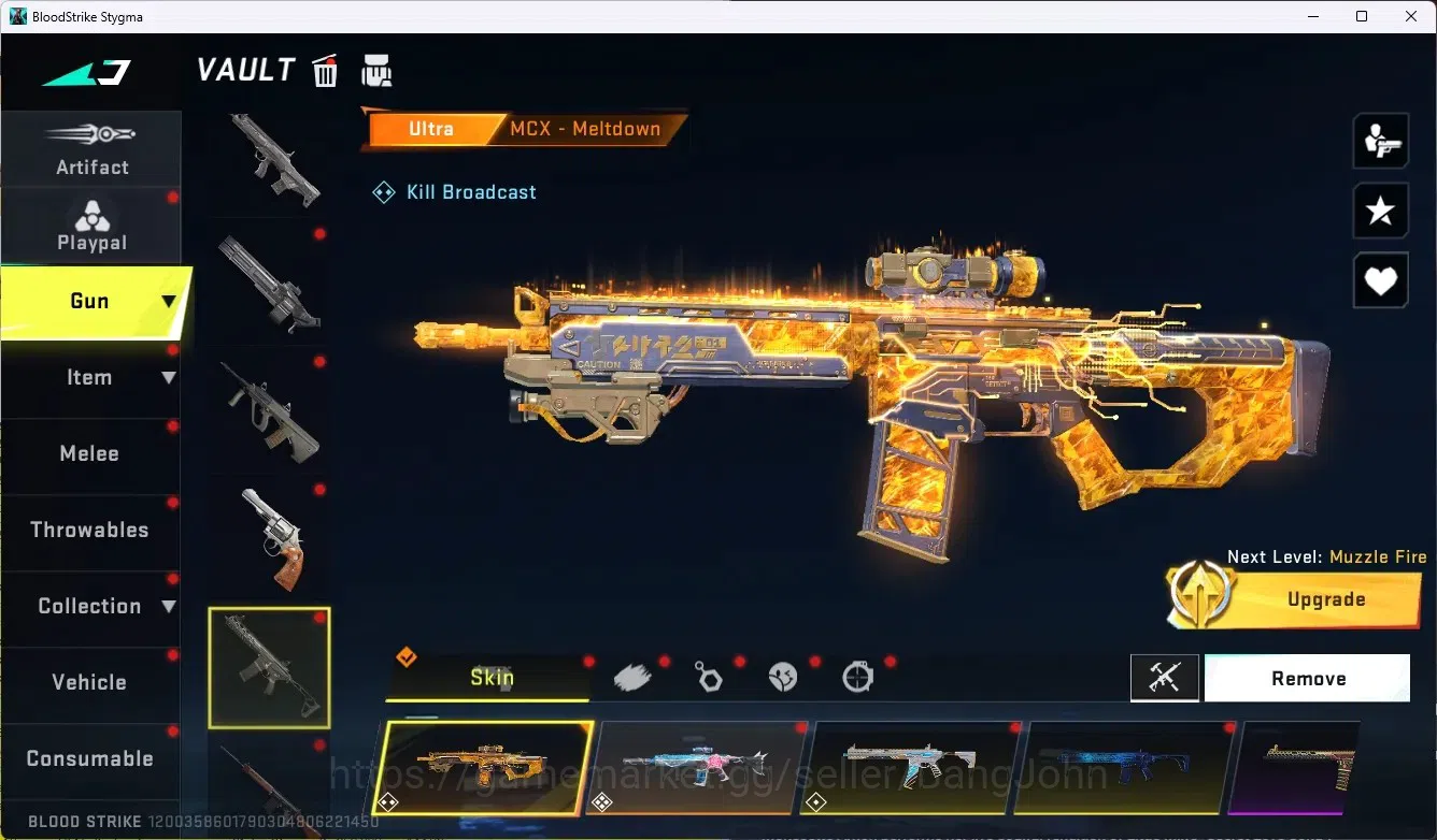 Blood Strike Accounts ASIA|1 Evo|1 Eternal Gun|7 Collab Gun |3 Limited G image 13