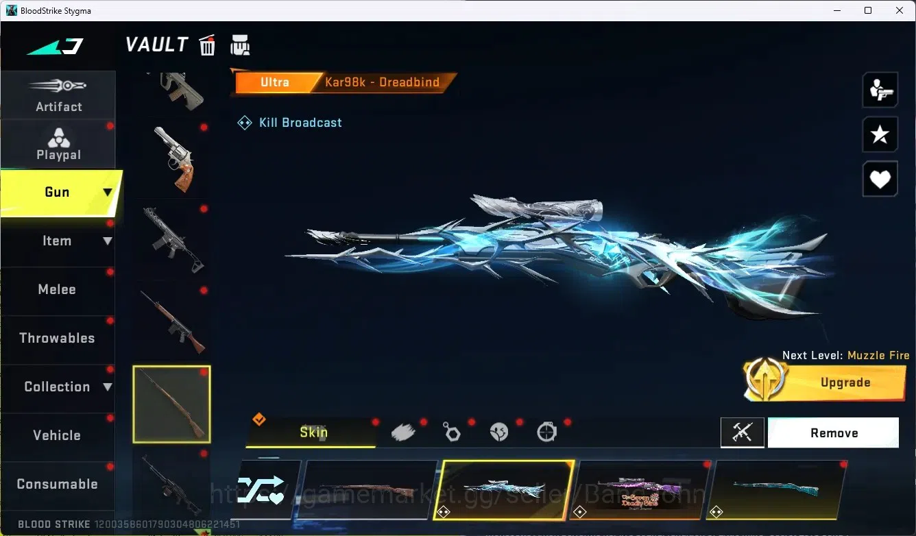 Blood Strike Accounts ASIA|1 Evo|1 Eternal Gun|7 Collab Gun |3 Limited G image 16