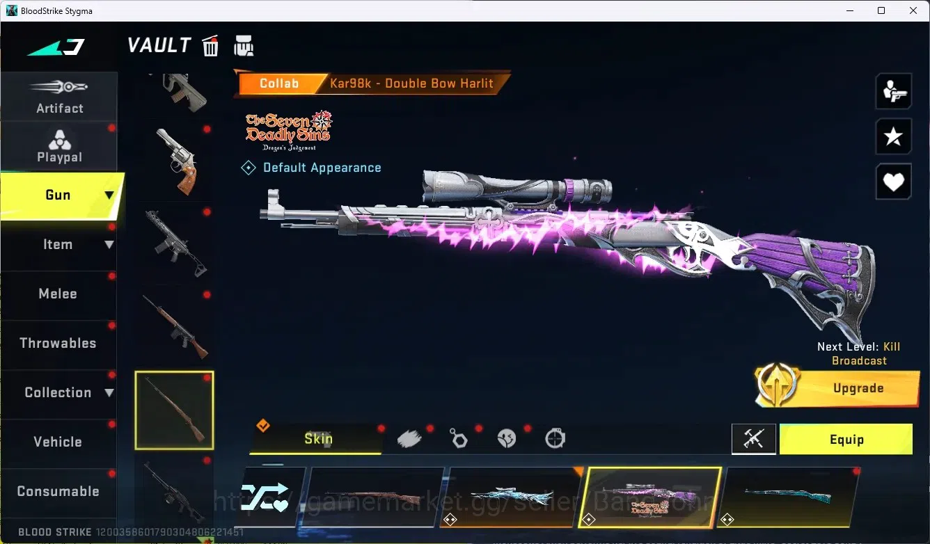 Blood Strike Accounts ASIA|1 Evo|1 Eternal Gun|7 Collab Gun |3 Limited G image 17