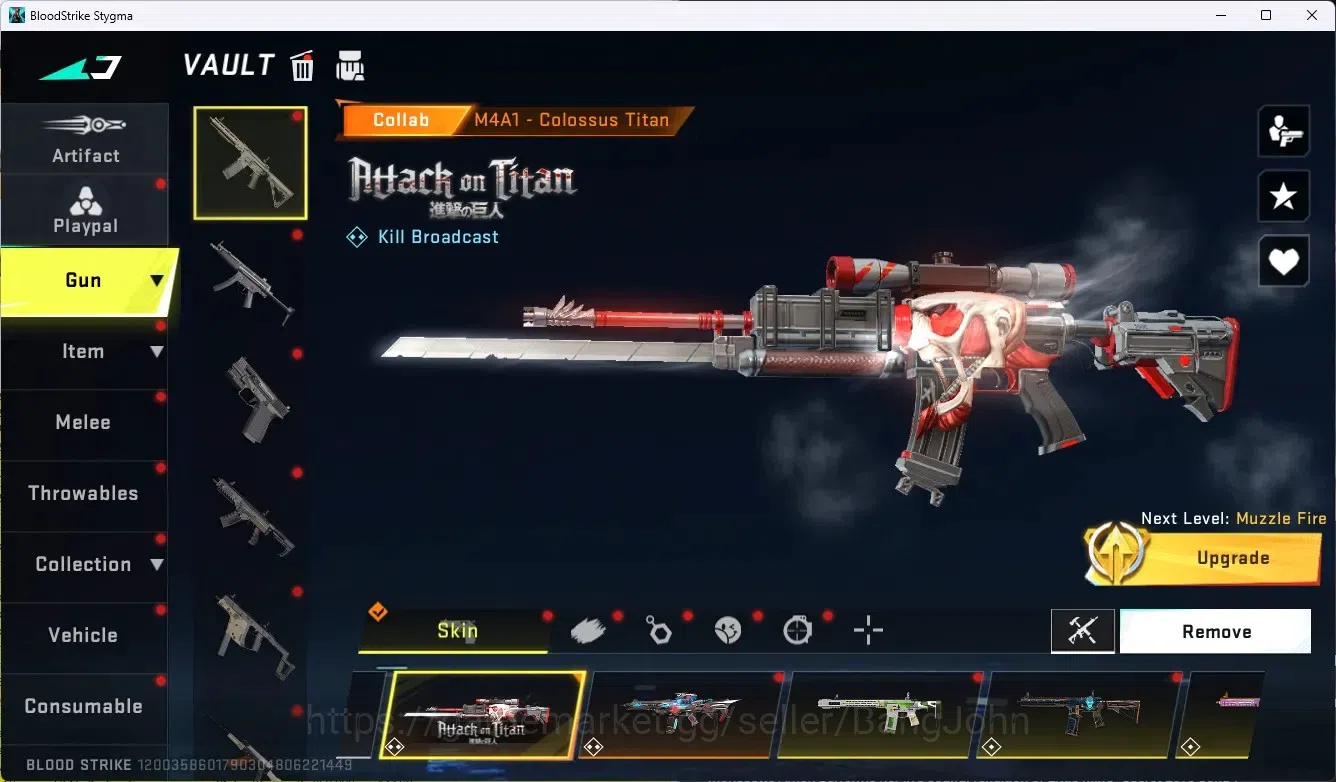 Blood Strike Accounts ASIA|1 Evo|1 Eternal Gun|7 Collab Gun |3 Limited G image 2