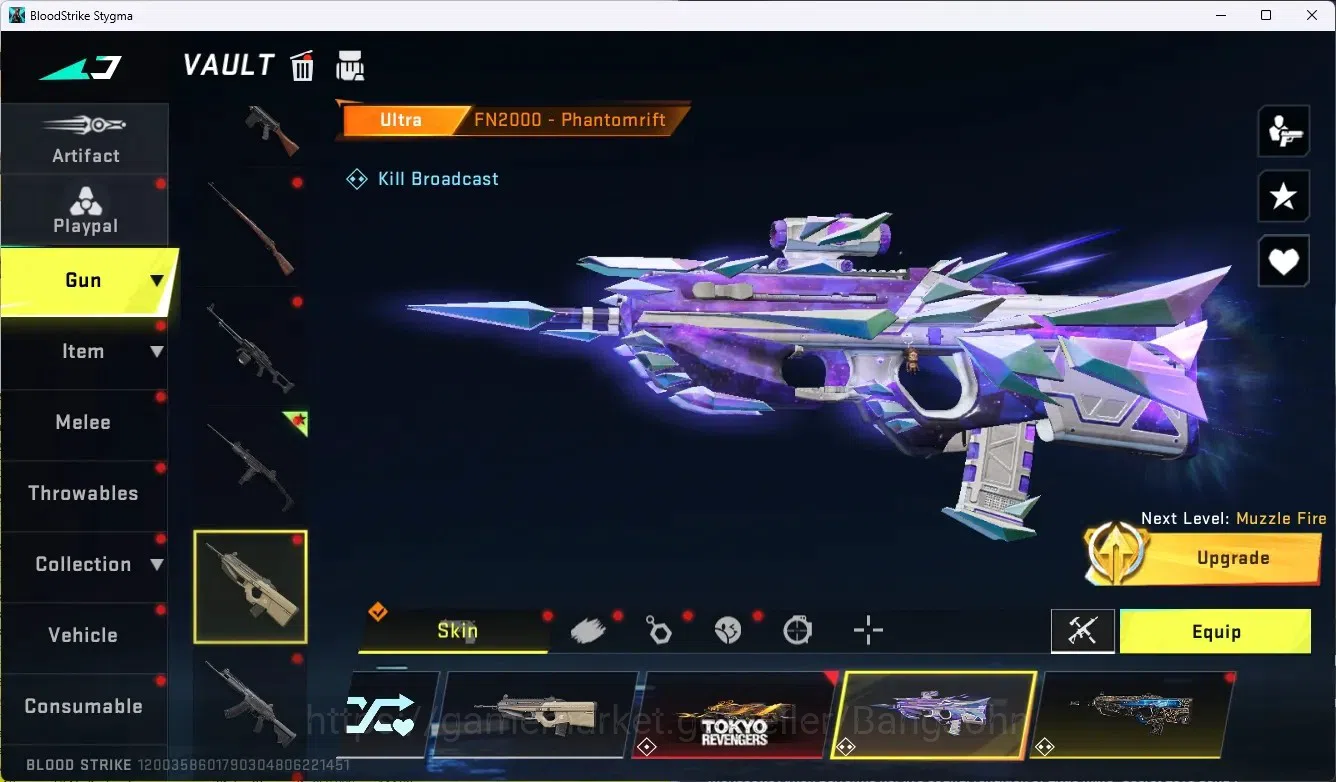Blood Strike Accounts ASIA|1 Evo|1 Eternal Gun|7 Collab Gun |3 Limited G image 20
