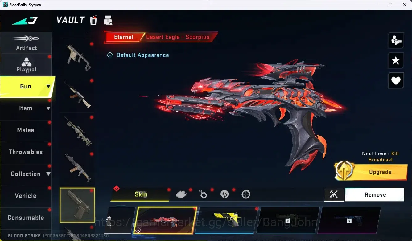 Blood Strike Accounts ASIA|1 Evo|1 Eternal Gun|7 Collab Gun |3 Limited G image 8